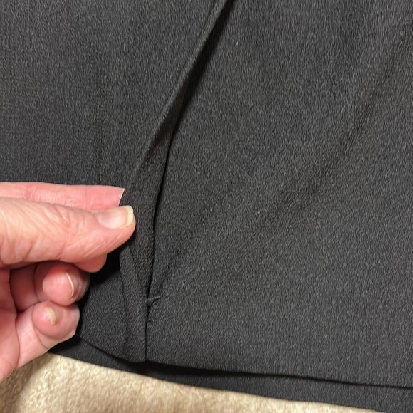 Peter Nygard 16 Jet black sheath pencil dress Fully lined like New wedding - Picture 5 of 7